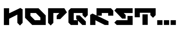 Korrupt Font UPPERCASE