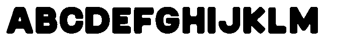 Kortefa Font UPPERCASE