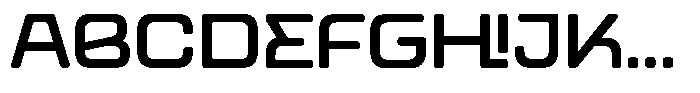 Korvia Font UPPERCASE