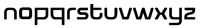 Korvia Font LOWERCASE