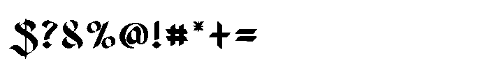Kosegry Font OTHER CHARS