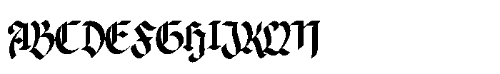 Kosegry Font UPPERCASE