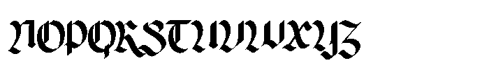 Kosegry Font UPPERCASE