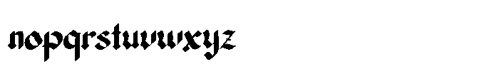 Kosegry Font LOWERCASE