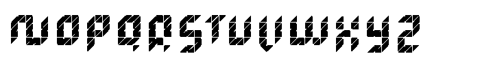 Kosetsu Incised Font LOWERCASE