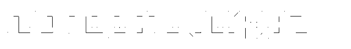 Kosetsu Outline Font UPPERCASE