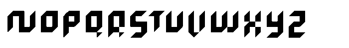 Kosetsu Solid Font LOWERCASE