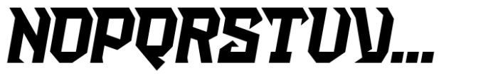 Kosmic Webros Font UPPERCASE