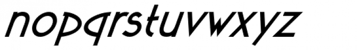 Kosmique Bold Italic Font LOWERCASE