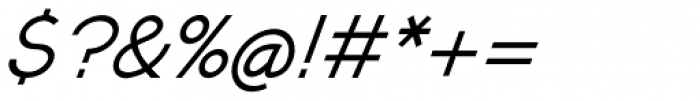 Kosmique Italic Font OTHER CHARS