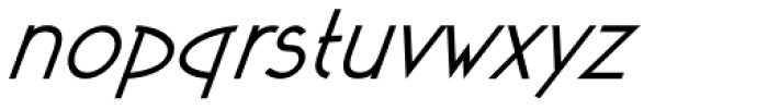 Kosmique Italic Font LOWERCASE