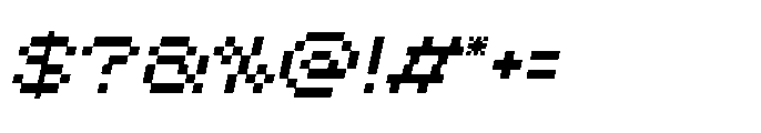 Kospix Italic Font OTHER CHARS