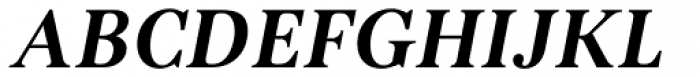 Kostic Serif Bold Italic Font UPPERCASE