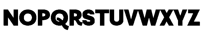 Kota Sans Black Font UPPERCASE