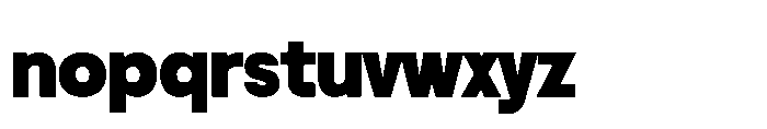 Kota Sans Black Font LOWERCASE