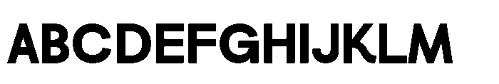 Kota Sans Bold Font UPPERCASE