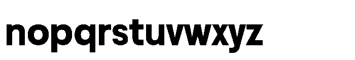 Kota Sans Bold Font LOWERCASE