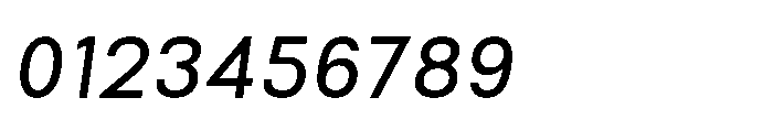 Kota Sans Italic Font OTHER CHARS
