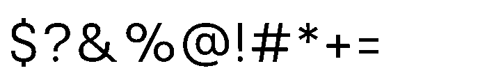 Kota Sans Light Font OTHER CHARS