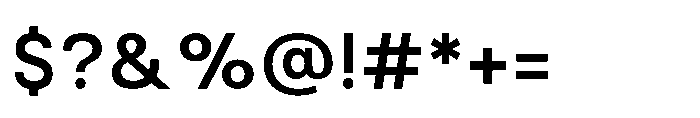 Kota Sans Medium Font OTHER CHARS