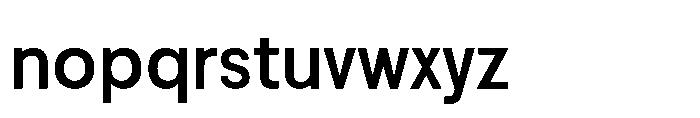 Kota Sans Medium Font LOWERCASE