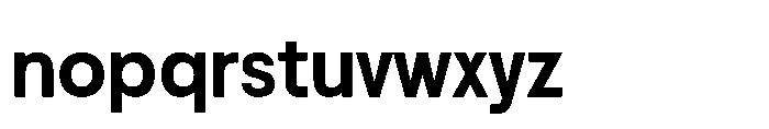 Kota Sans Semi Bold Font LOWERCASE