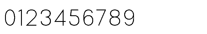 Kota Sans Thin Font OTHER CHARS