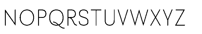 Kota Sans Thin Font UPPERCASE