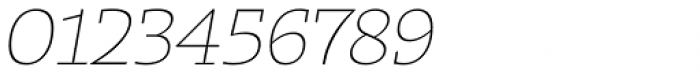 Kotto Slab Thin Italic Font OTHER CHARS