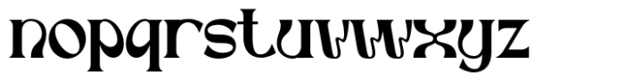 Kovegir Boyas Font LOWERCASE