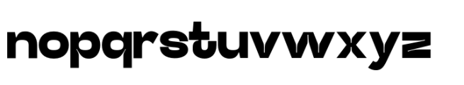 Koxnot Bold Font LOWERCASE