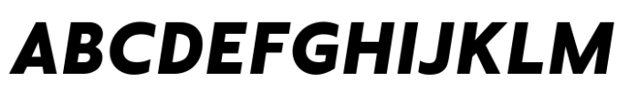 Koya Sans Black Italic Font UPPERCASE