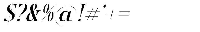 Kozan  Italic Italic Font OTHER CHARS