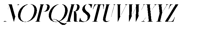 Kozan  Italic Italic Font UPPERCASE