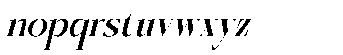 Kozan  Italic Italic Font LOWERCASE