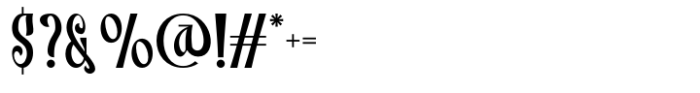 Kozera Font OTHER CHARS