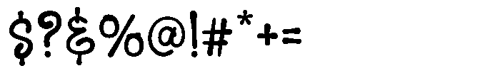 Kozigate Regular Font OTHER CHARS