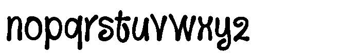 Kozigate Regular Font LOWERCASE