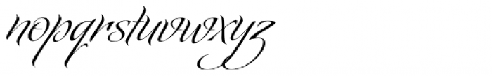 Kozmetica Script Font LOWERCASE