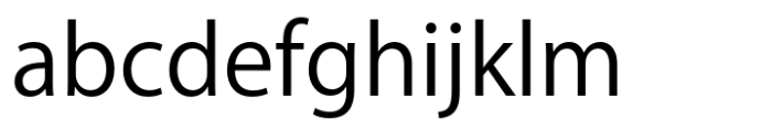 Kozuka Gothic Regular Font LOWERCASE