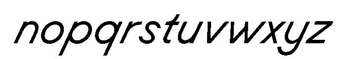 Kobe1.1 Oblique Font LOWERCASE