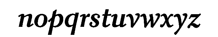 Kobodaishiv03 BoldItalic Instance Font LOWERCASE
