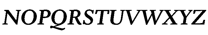 Kobodaishiv03 BoldOblique Instance Font UPPERCASE