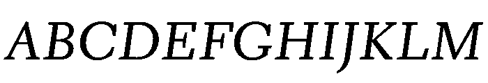 Kobodaishiv03 Italic Instance Font UPPERCASE