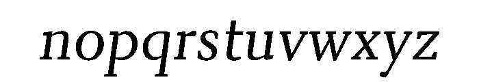 Kobodaishiv03 LightOblique Instance Font LOWERCASE