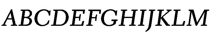 Kobodaishiv03 MediumItalic Instance Font UPPERCASE
