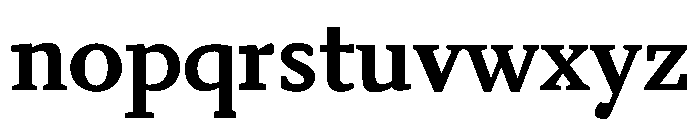Kobodaishiv03 MicroBold Instance Font LOWERCASE