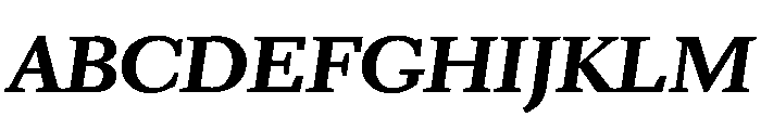 Kobodaishiv03 MicroBoldItalic Instance Font UPPERCASE