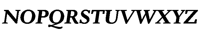Kobodaishiv03 MicroBoldItalic Instance Font UPPERCASE
