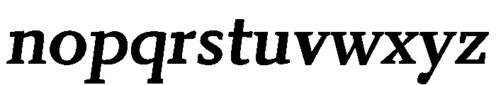 Kobodaishiv03 MicroBoldOblique Instance Font LOWERCASE